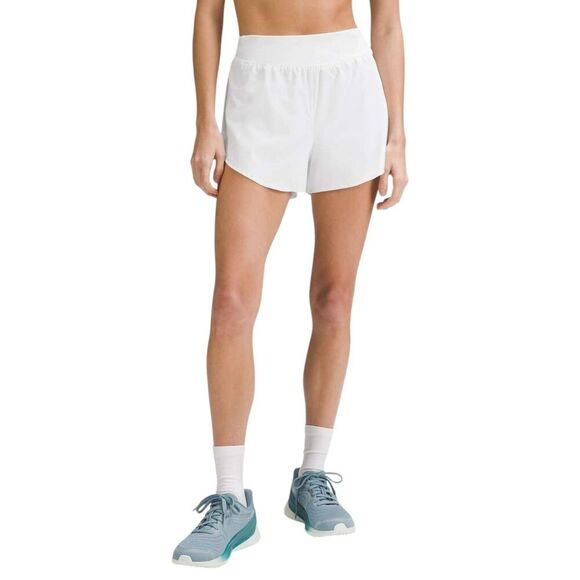 Lululemon Fast and Free Reflective High-Rise Classic-Fit Short 3" *White - Picture 3 of 11